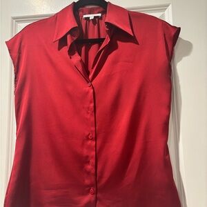 Red Work Blouse
